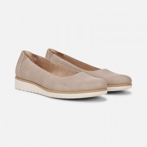 Naturalizer SOUL Idea Ballet Flat Womens Grey Brown Ballet Flats LX12-9512K6