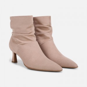 Naturalizer Tribute Ankle Bootie Womens Grey Brown Booties CD70-1740V3