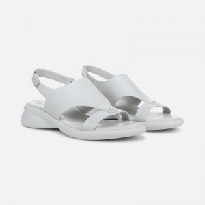 Naturalizer Lillian Slingback Sandal Womens Grey Flat Sandals ZL25-2145B9