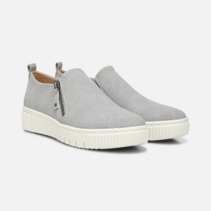 Naturalizer SOUL Turner Slip On Sneaker Womens Grey Slip On Sneakers DP46-1716H5