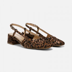 Naturalizer Harper Slingback Womens Leopard Slingbacks RB65-8035Q9