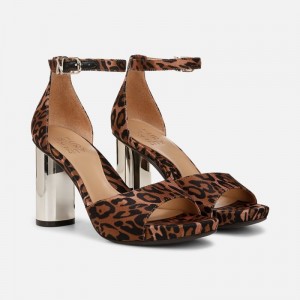 Naturalizer Malia Dress Sandal Womens Leopard Heeled Sandals KQ75-0565D6