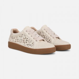 Naturalizer SOUL Neela-Perf Sneaker Womens Light Beige Slip On Sneakers ZO40-7920A9