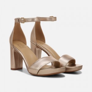 Naturalizer Joy Dress Sandal Womens Light Brown Heeled Sandals KL69-7599H8