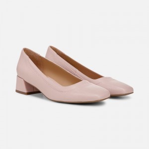 Naturalizer Huntley Block Heel Pump Womens Pink Block Heels VO81-0731N8
