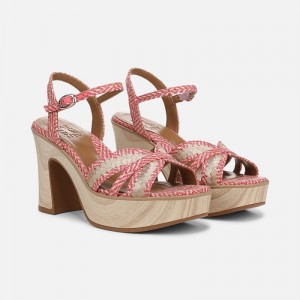 Naturalizer Katalina Platform Sandal Womens Pink Platform Sandals EK89-3379E3