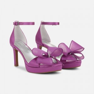 Naturalizer Always Dress Sandal Womens Purple Block Heels ZW55-8935G8