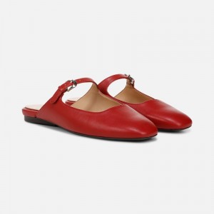 Naturalizer Apple Mary Jane Mule Womens Red Mules DO29-1019Q5