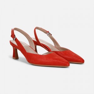 Naturalizer Dalary Slingback Pump Womens Red Pumps XB65-8185S3