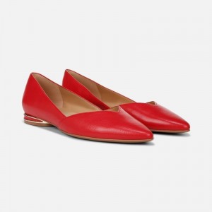 Naturalizer Havana Flat Womens Red Ballet Flats FI35-3505P4