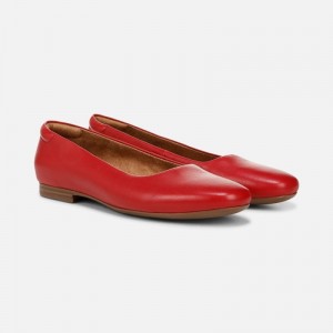 Naturalizer Kelly Ballet Flat Womens Red Ballet Flats KH81-0061X2