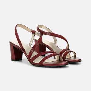 Naturalizer Vanessa Dress Sandal Womens Red Heeled Sandals SC22-7472B8
