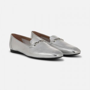 Naturalizer Cecilia Loafer Womens Silver Loafers ID14-6834D6