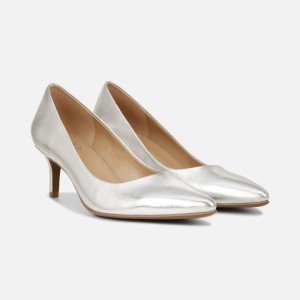Naturalizer Everly Pump Womens Silver Pumps LZ00-3540P8