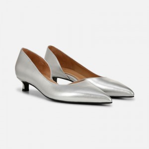 Naturalizer Gallent Pump Womens Silver Pumps OG47-4337R7