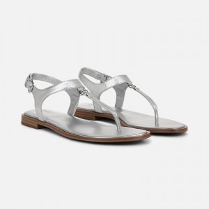 Naturalizer Lizzi Sandal Womens Silver Flat Sandals HF41-1931J8