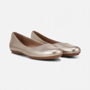 Naturalizer Maxwell Ballet Flat Womens Silver Ballet Flats QT45-8975I1