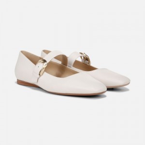 Naturalizer 27 EDIT Carter Mary Jane Womens White Mary Janes LR49-5219C6