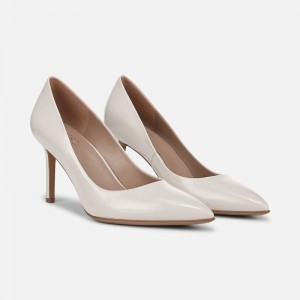 Naturalizer Anna Pump Womens White Pumps MI11-0211L4
