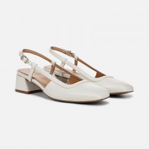 Naturalizer Harper Slingback Womens White Slingbacks LR19-9969K8