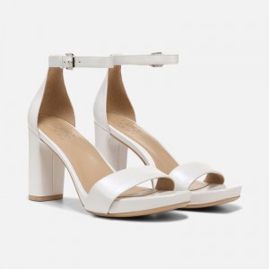 Naturalizer Joy Dress Sandal Womens White Heeled Sandals NR25-5315F0