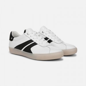 Naturalizer Medina Lace Up Sneaker Womens White / Black Lace Up Sneakers FT93-9803F0