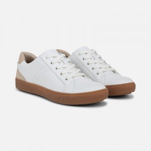 Naturalizer Morrison Sneaker Womens White / Brown Lace Up Sneakers UC40-3780I3