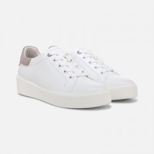 Naturalizer Morrison 2.0 Lace Up Sneaker Womens White / Grey Lace Up Sneakers CV01-4341G5