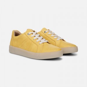 Naturalizer SOUL Neela Sneaker Womens Yellow Platform Sneakers BD81-4561N3