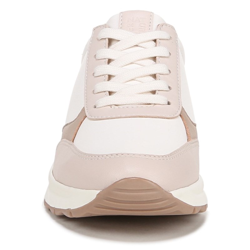 Naturalizer Shay Lace Up Sneaker Womens Beige Multi Lace Up Sneakers JJ86-8046E9
