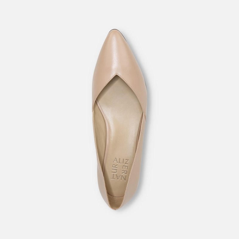 Naturalizer Havana Flat Womens Beige Ballet Flats OJ47-0677K6