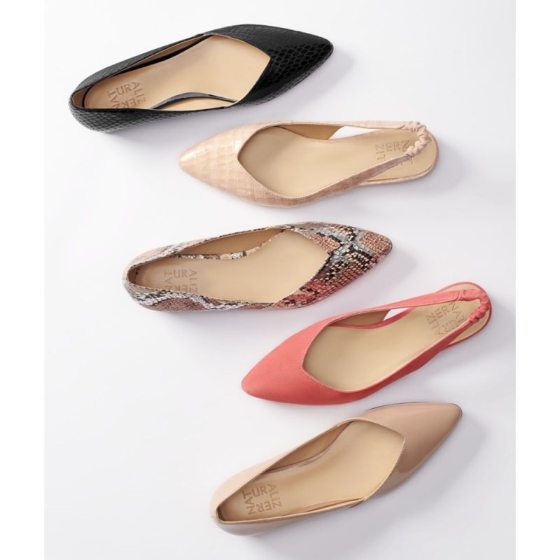 Naturalizer Havana Flat Womens Beige Ballet Flats OJ47-0677K6
