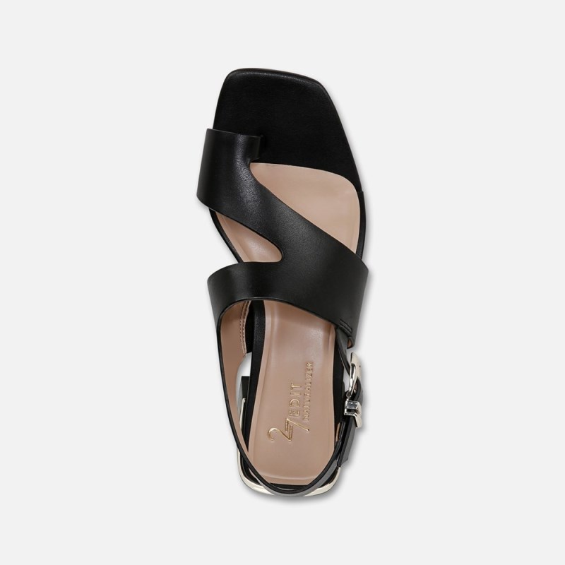 Naturalizer 27 EDIT Audra Dress Sandal Womens Black Heeled Sandals AK26-1726P8