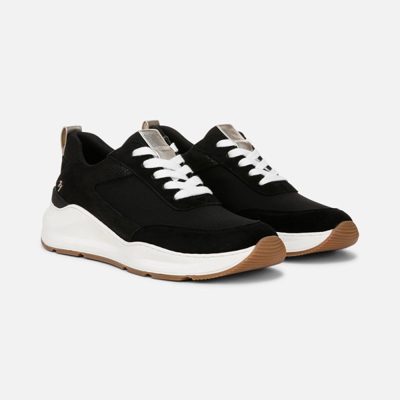 Naturalizer 27 EDIT Brooke Lace-up Sneaker Womens Black Lace Up Sneakers GN99-8529Z1