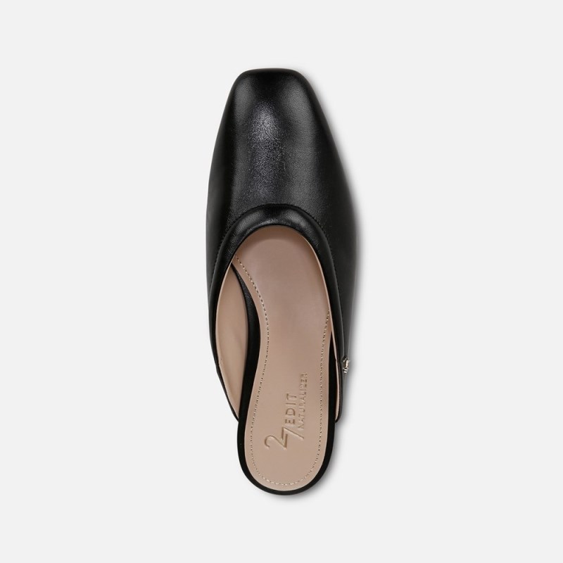 Naturalizer 27 EDIT Carla Mule Womens Black Mules OY54-4314J8