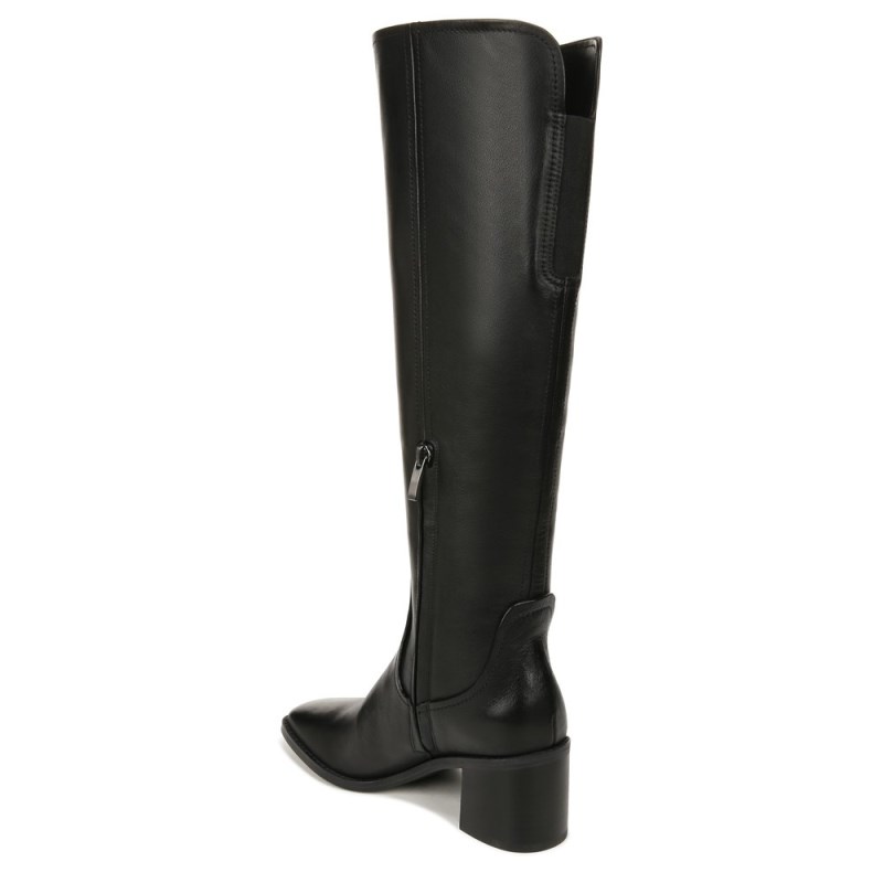 Naturalizer 27 EDIT Edda Wide Calf Knee High Boot Womens Black Wide Calf Boots PS88-3498D0