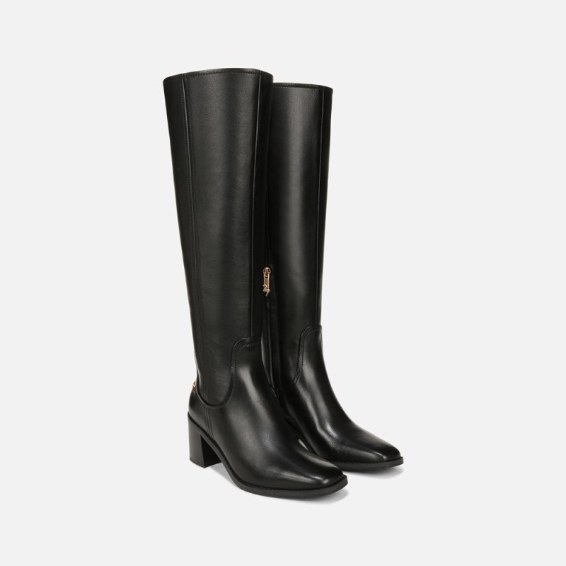 Naturalizer 27 EDIT Edda Wide Calf Knee High Boot Womens Black Wide Calf Boots PS88-3498D0