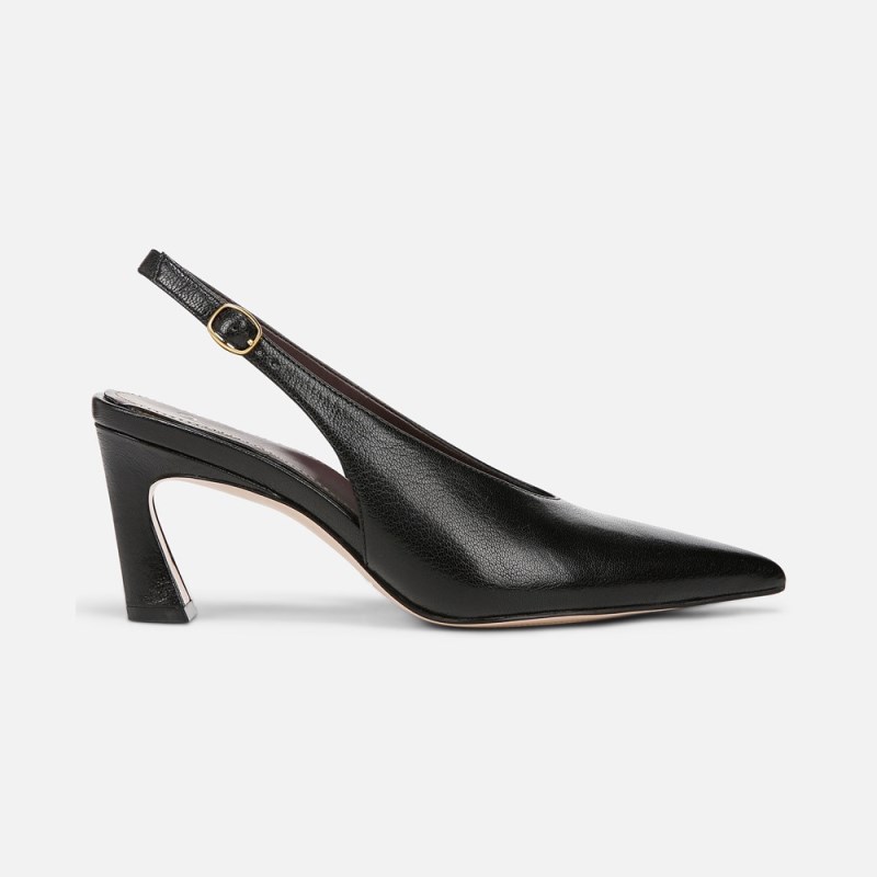 Naturalizer 27 EDIT Elaine Slingback Dress Shoe Womens Black Pointed Toe LO09-5989W3