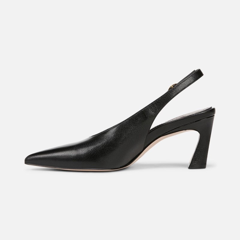 Naturalizer 27 EDIT Elaine Slingback Dress Shoe Womens Black Pointed Toe LO09-5989W3