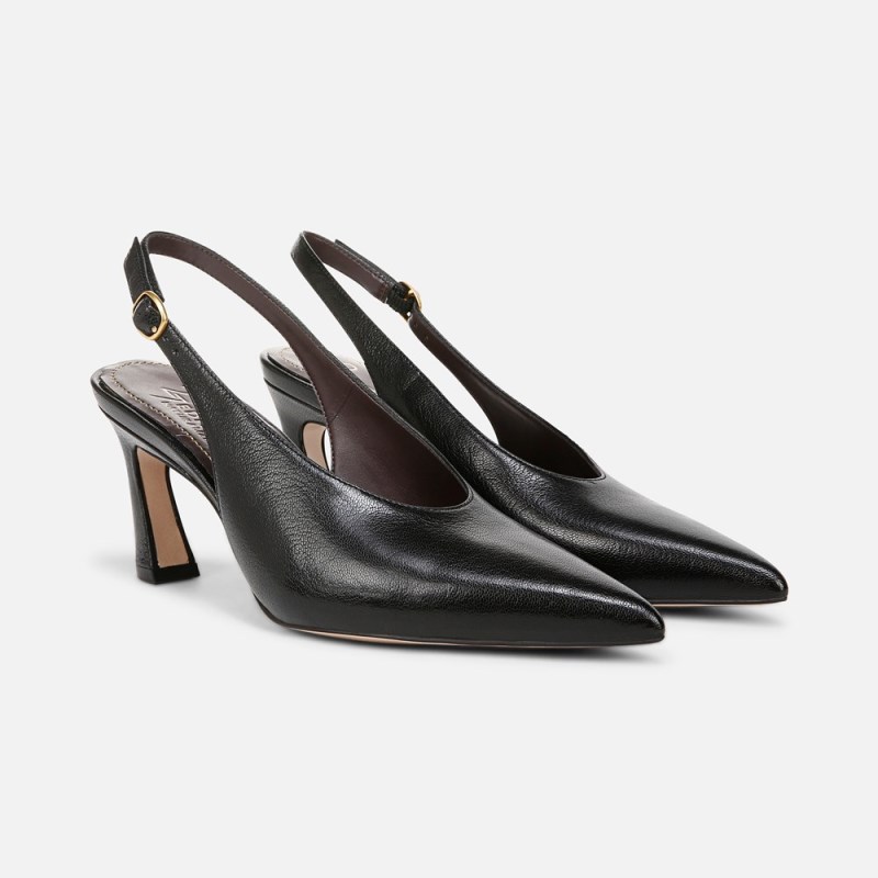 Naturalizer 27 EDIT Elaine Slingback Dress Shoe Womens Black Pointed Toe LO09-5989W3
