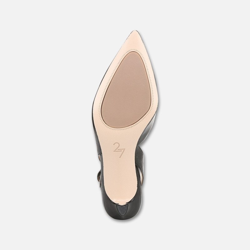 Naturalizer 27 EDIT Felicia 4 Slingback Dress Shoe Womens Black Heeled Slingbacks YE91-5771X0