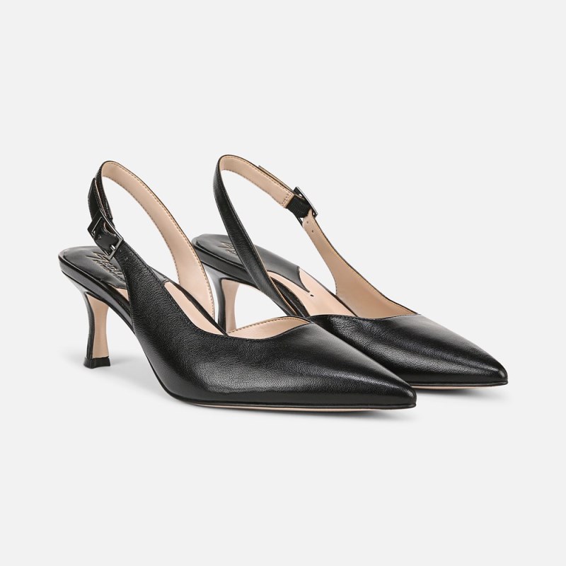 Naturalizer 27 EDIT Felicia 4 Slingback Dress Shoe Womens Black Heeled Slingbacks YE91-5771X0