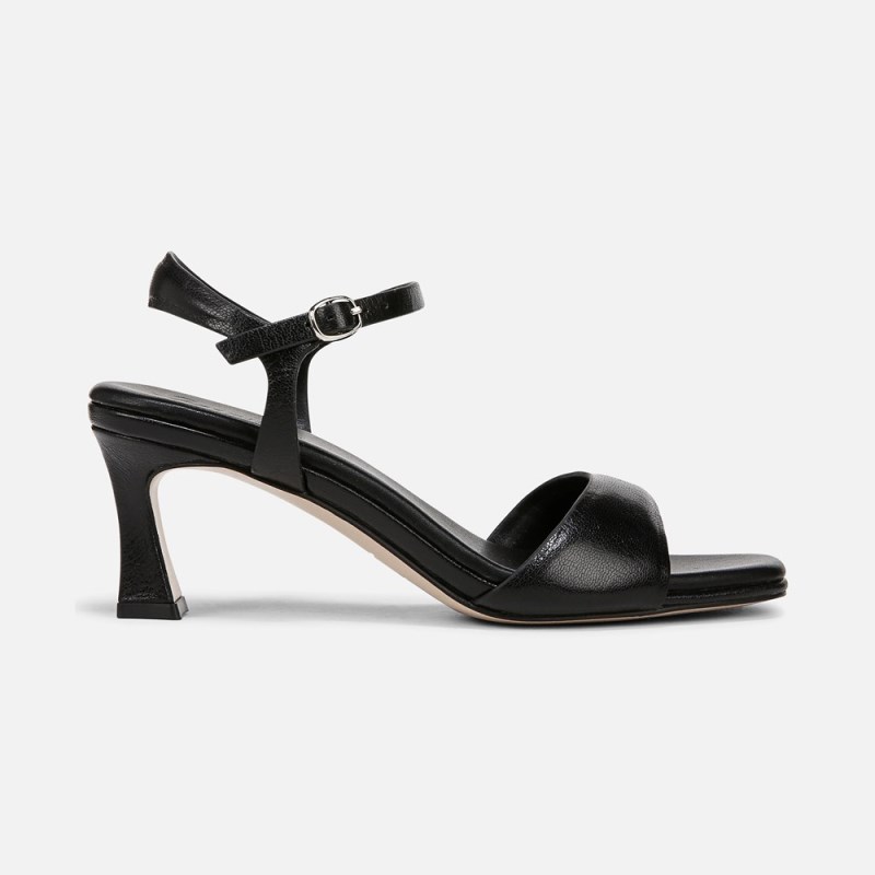 Naturalizer 27 EDIT Grace Dress Sandal Womens Black Kitten Heels MY29-4919Y4