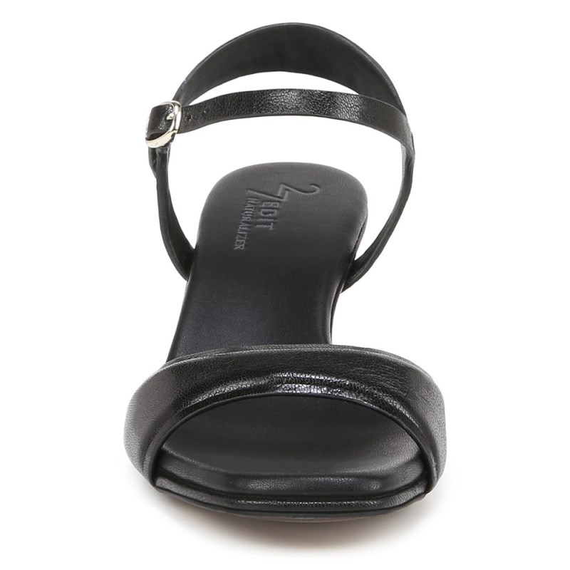 Naturalizer 27 EDIT Grace Dress Sandal Womens Black Kitten Heels MY29-4919Y4
