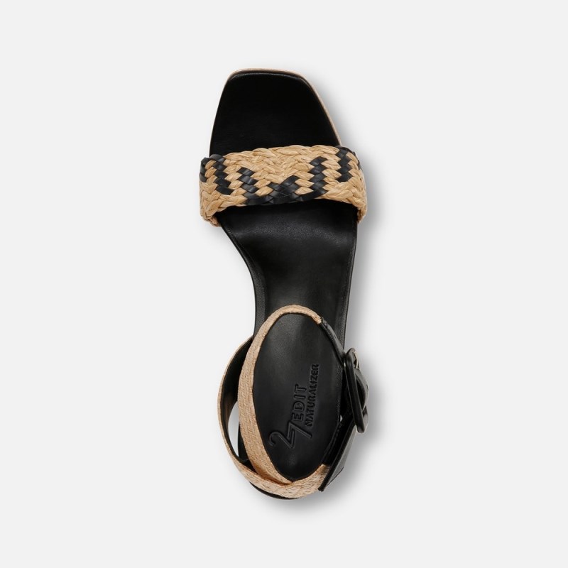 Naturalizer 27 EDIT Jaselle 2 Dress Sandal Womens Black Heeled Sandals FA66-9146J5