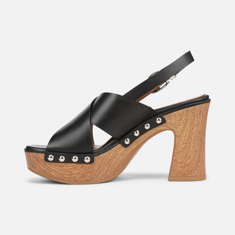 Naturalizer 27 EDIT Kirsten Platform Slingback Womens Black Platforms KL76-3186K2