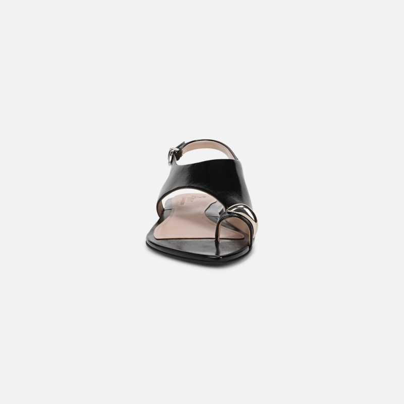 Naturalizer 27 EDIT Via Sandal Womens Black Flat Sandals PL00-3970E1