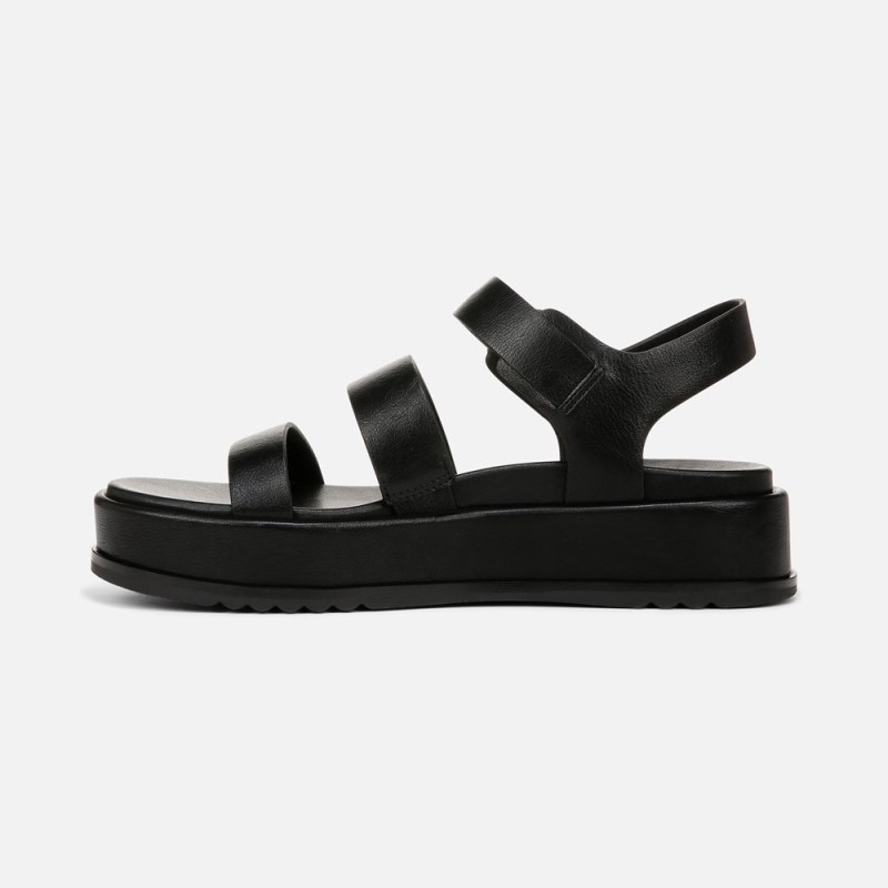 Naturalizer 27 EDIT Zizi Sandal Womens Black Platform Sandals YP74-0894J9