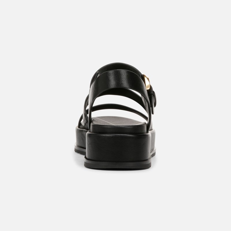 Naturalizer 27 EDIT Zizi Sandal Womens Black Platform Sandals YP74-0894J9