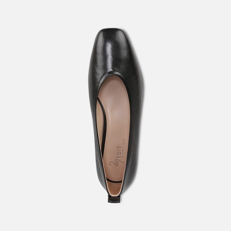 Naturalizer 27 Edit Carla Flat Womens Black Ballet Flats HB71-7341H1